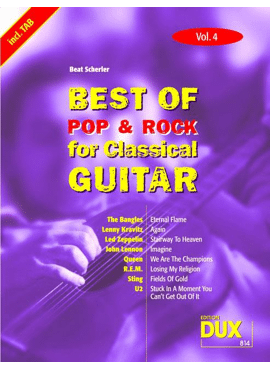 Best of Pop & Rock for Classical Guitar Vol. 4